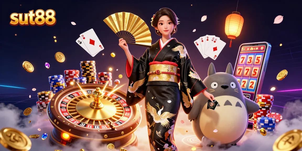 Experience the excitement of sut88 gaming with a vibrant 3D illustration featuring a lucky scene.