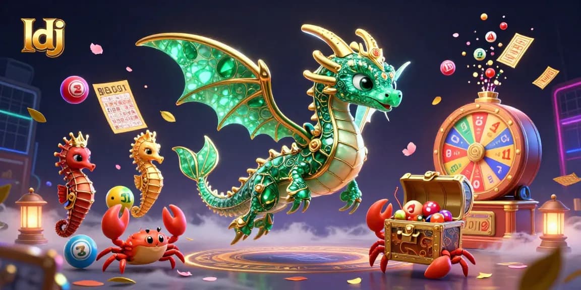 Engage with the exciting world of ldj featuring a vibrant casino illustration showcasing dynamic games and colorful elements.