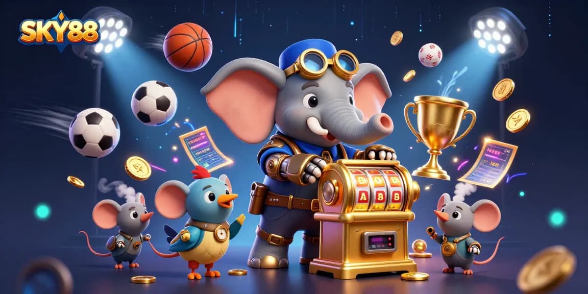 Engage with SKY88's thrilling gaming experience through dynamic sports and casino interactions.