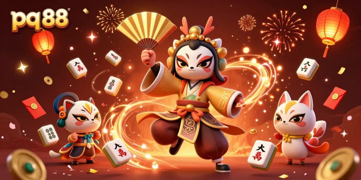 Engage with pq 88's thrilling gaming experience featuring vibrant characters and dynamic casino elements.