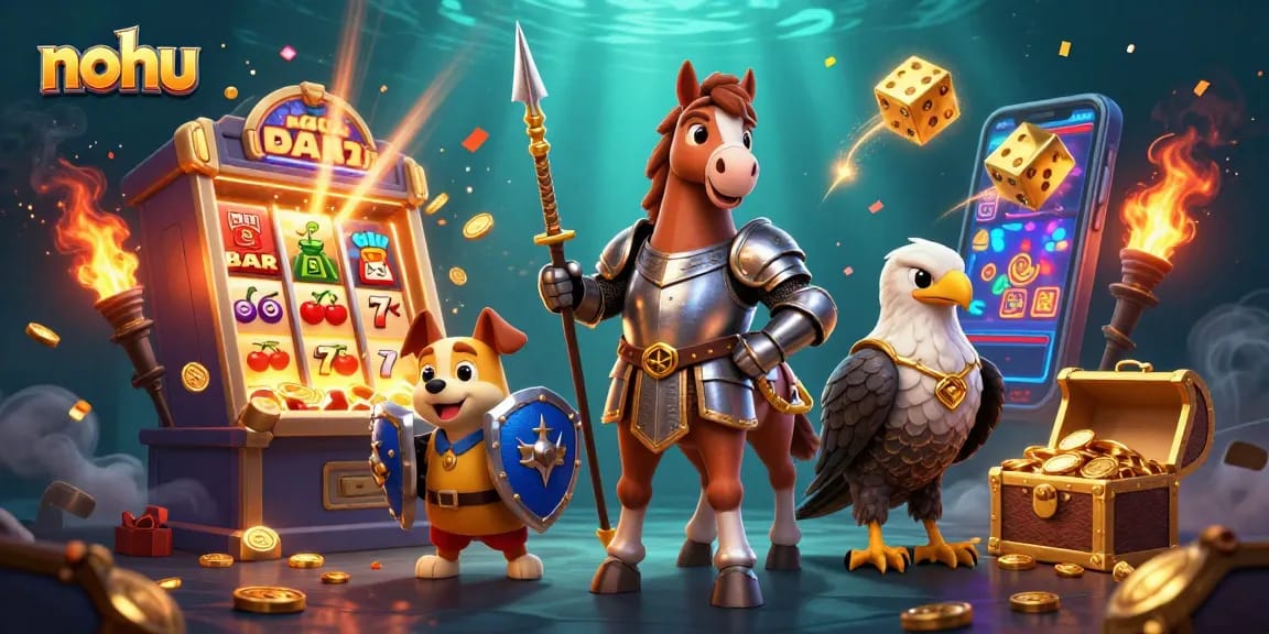 Win big with nohu at this dynamic casino adventure featuring knights and treasure
