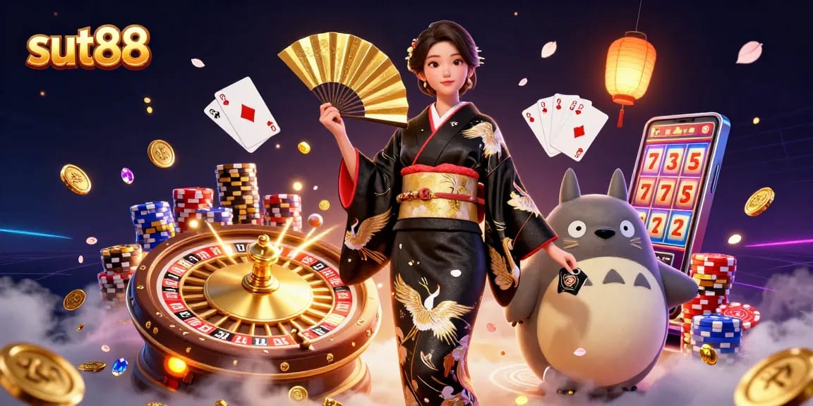 Experience the excitement of sut88 gaming with a vibrant 3D illustration featuring a lucky scene.