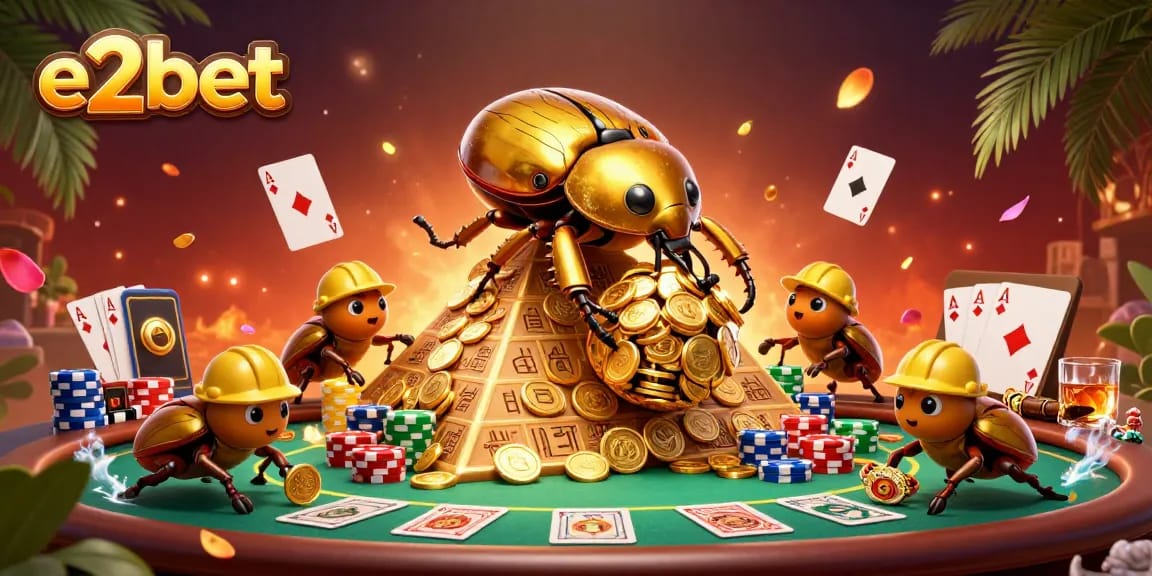 Experience thrilling gaming with e2bet's dynamic casino elements and gold coin adventures.