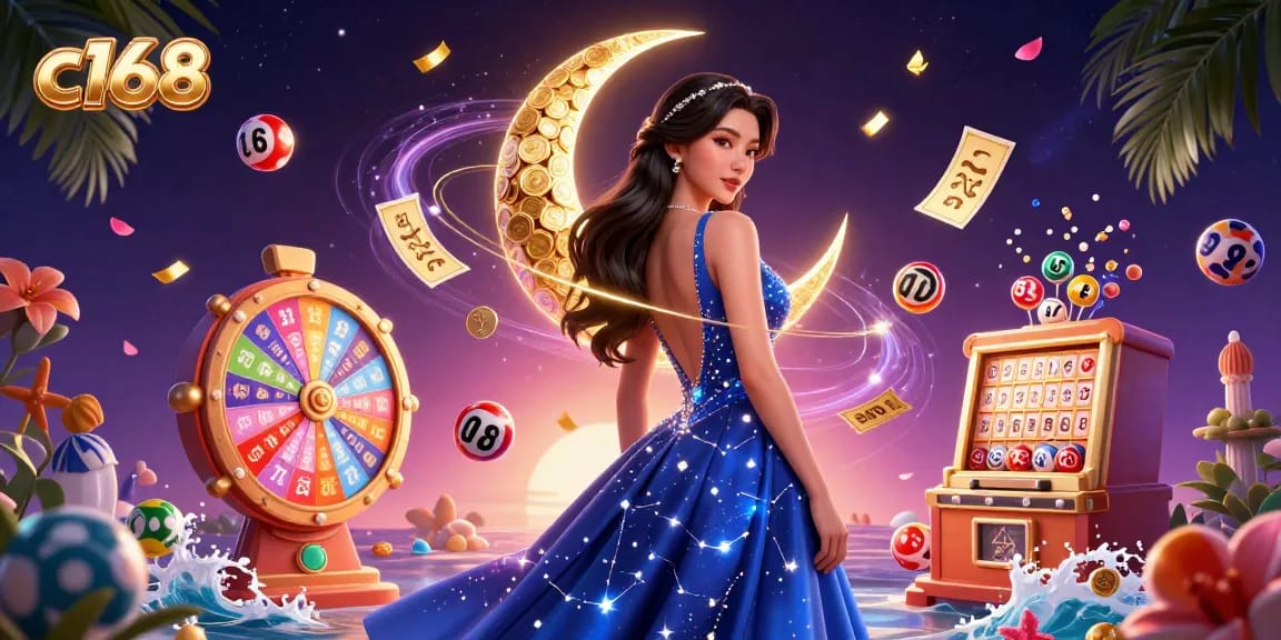C168 invites players to experience thrilling lottery excitement with vibrant, dynamic game elements.