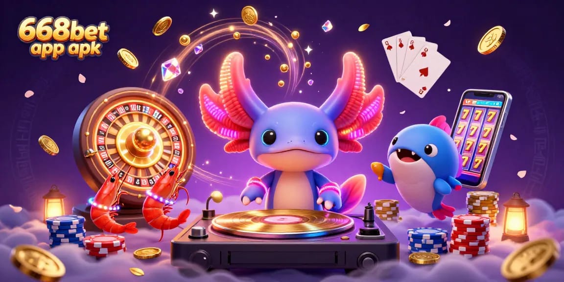 Engage with the vibrant world of 668bet app apk featuring casino games and immersive illustrations.