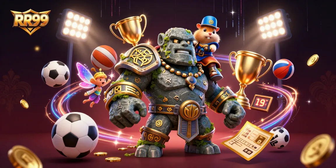 RR99 offers an exciting gaming experience with a golem guardian and magical elements