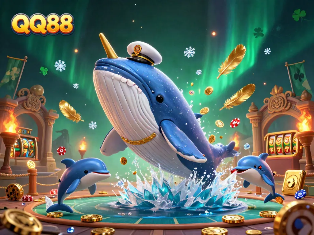 Engage with QQ88's vibrant casino world featuring lucky elements and immersive characters.
