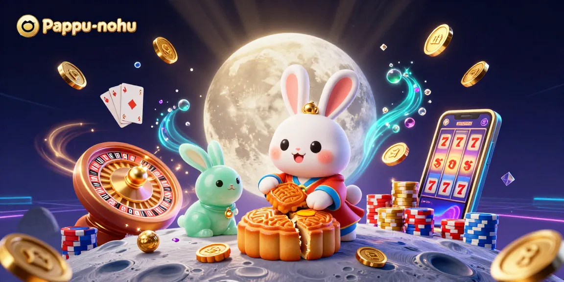 Pappu-nohu game features an engaging illustration with vibrant casino elements, showcasing a playful theme.