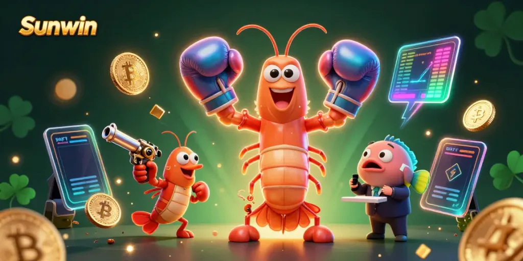 Experience action with Sunwin's dynamic online casino features and vibrant characters.