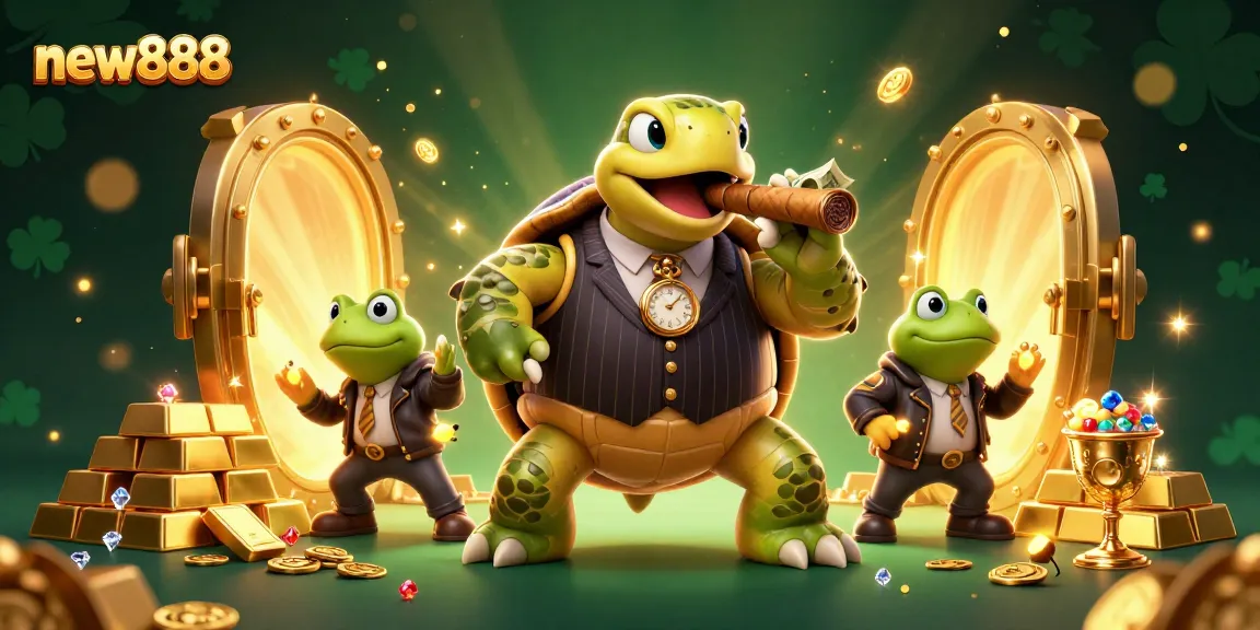 Try your luck at new888 with vibrant casino characters and treasures sparkling amidst the excitement.