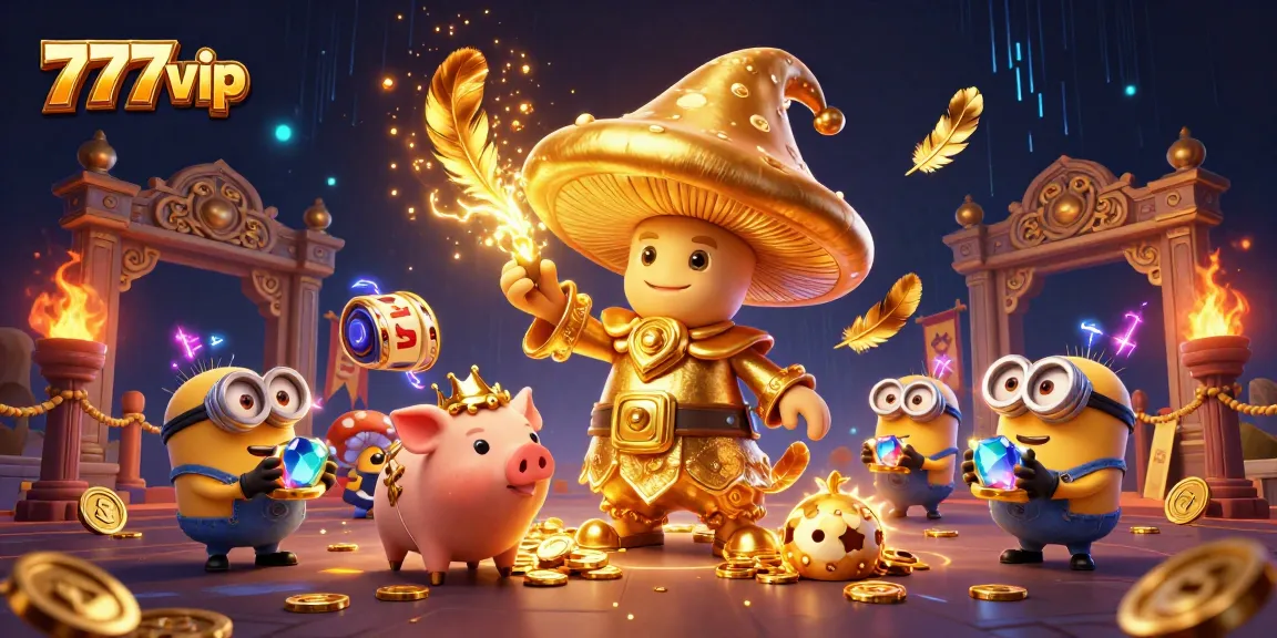 Experience the excitement of 777vip with thrilling slot games featuring the golden mushroom wizard