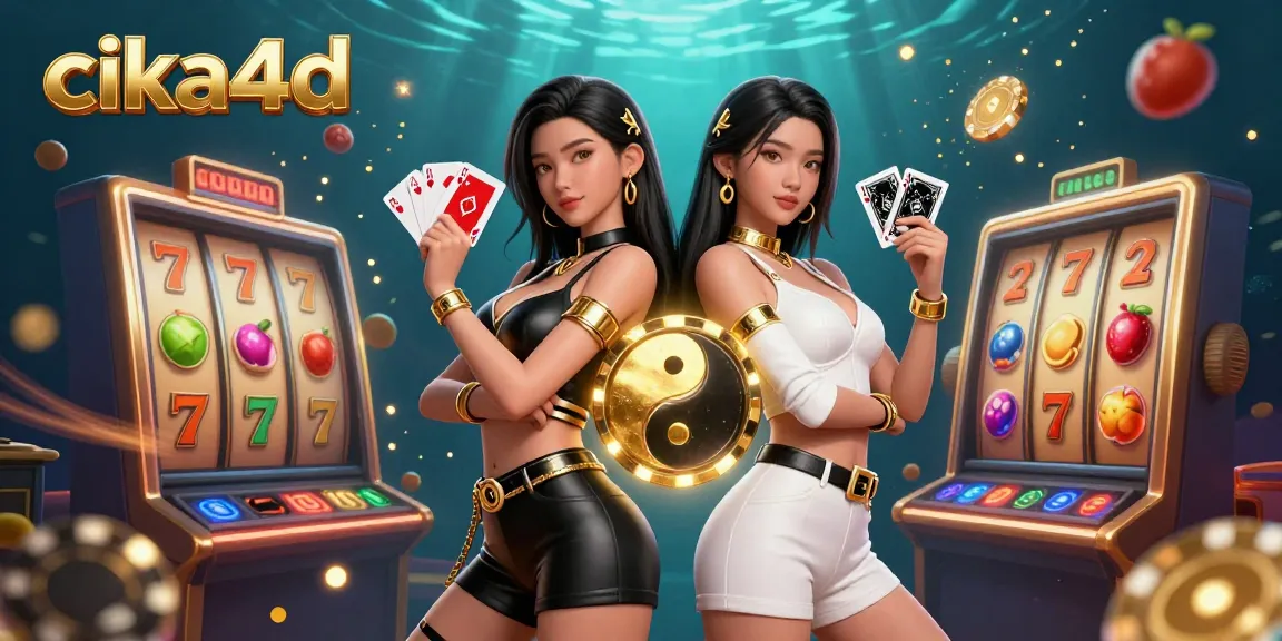 Experience thrilling gameplay at cika4d with stunning twin women showcasing casino adventures.