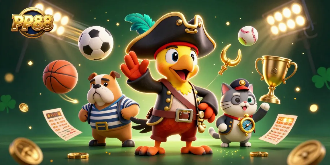 Experience PP88's exciting gameplay with dynamic sports action and vibrant 3D art.