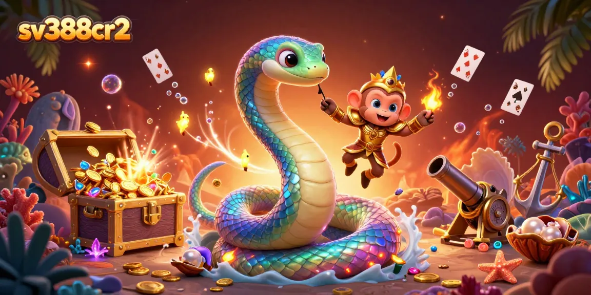 Experience the thrill of sv388cr2 with vibrant casino elements and exotic characters in action.