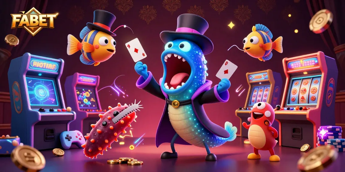 Experience FABET's excitement through vibrant, detailed illustrations of thrilling casino elements.