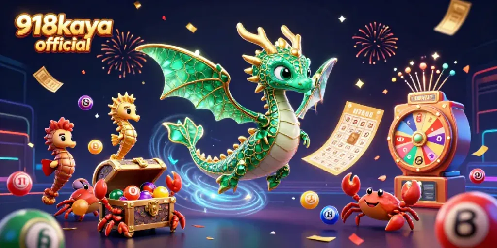 Winning with the 918kaya official app featuring dynamic game elements and vibrant colors.