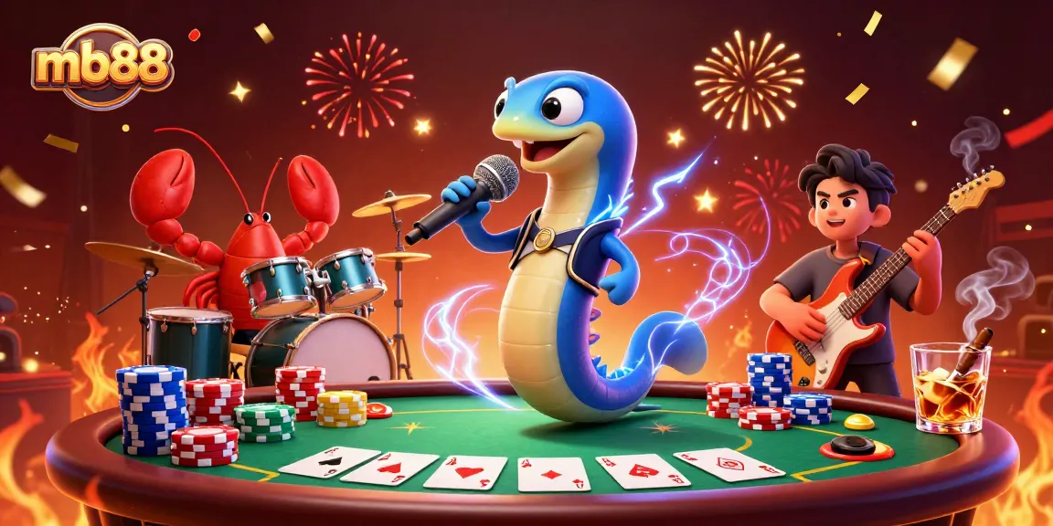 Experience thrilling entertainment at mb88 with an electrifying underwater casino performance.