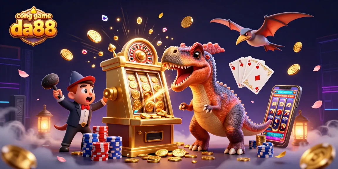 Experience thrilling wins at cổng game da88 with the 3D pachycephalosaurus hitting the jackpot!
