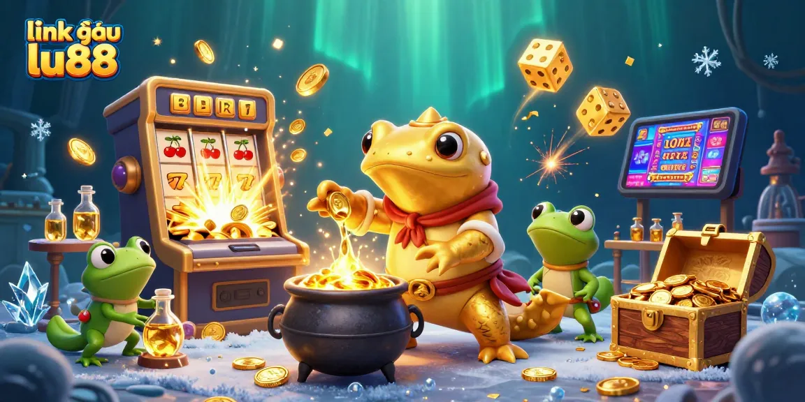 Spin the reels and discover fortunes with link vào lu88 in this vibrant casino scene.