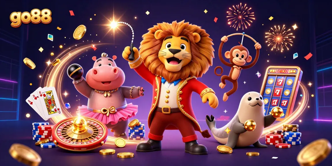 Experience the excitement of go88 with vibrant casino characters and dynamic gaming elements.