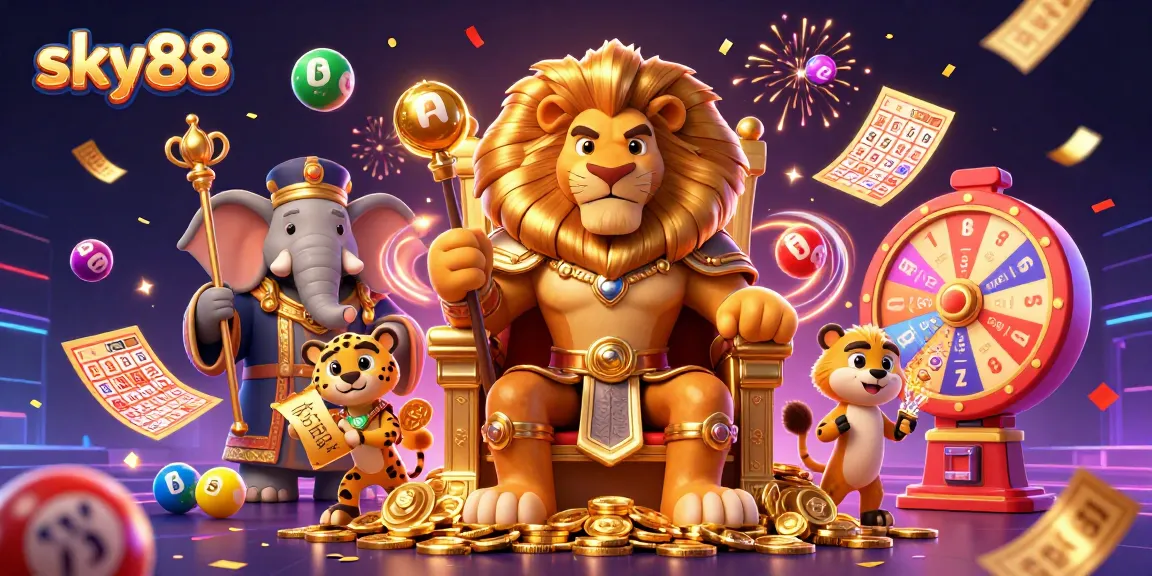 Engage with thrilling sky88 gaming experience featuring vibrant elements and characters.