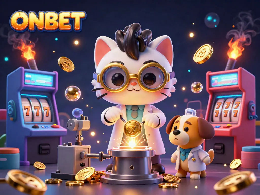 Activate winning strategies with ONBET through this dynamic 3D gambling illustration!