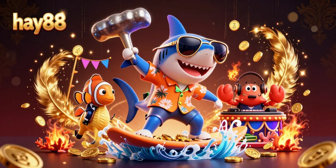 Engage in thrilling gameplay at hay88 with a vibrant illustration showcasing casino excitement and winning potential.