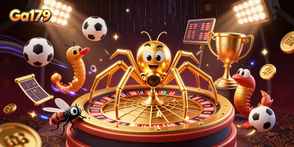 Place bets confidently with Ga179's thrilling casino experience in a captivating 3D scene.