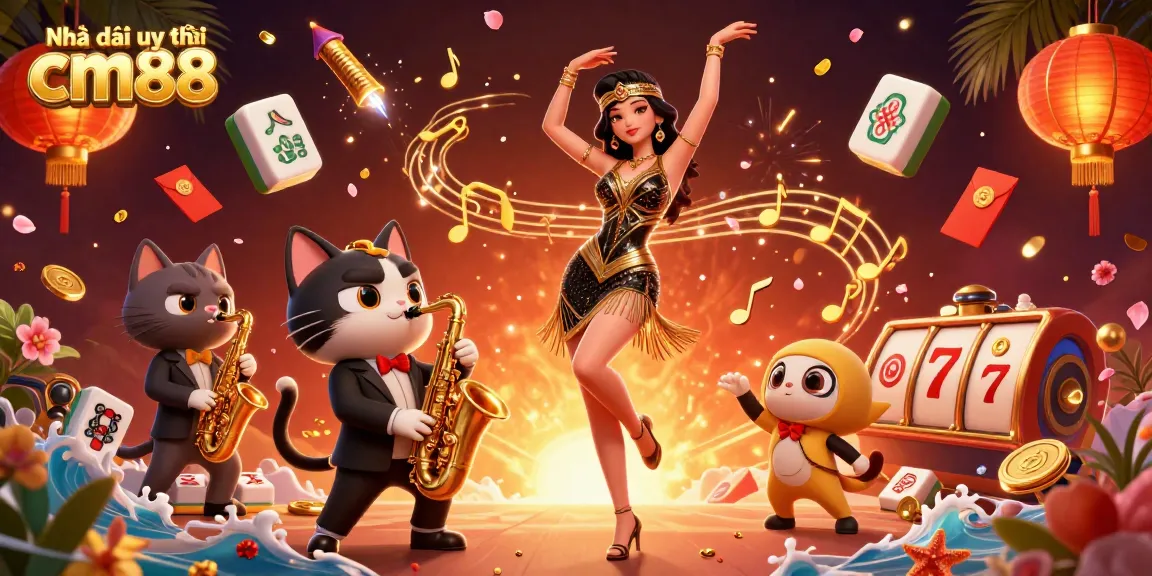 Engage with Nhà cái uy tín cm88 in a vibrant casino setting, showcasing dynamic gaming elements.