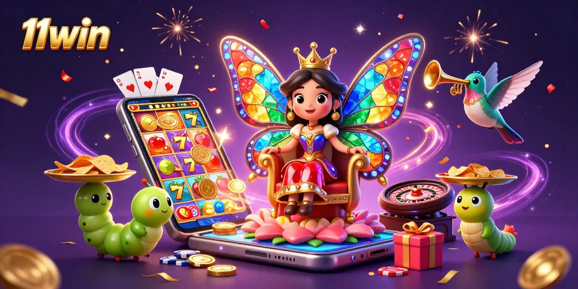 Engage in thrilling casino adventures with 11win as the butterfly queen presides over the games.