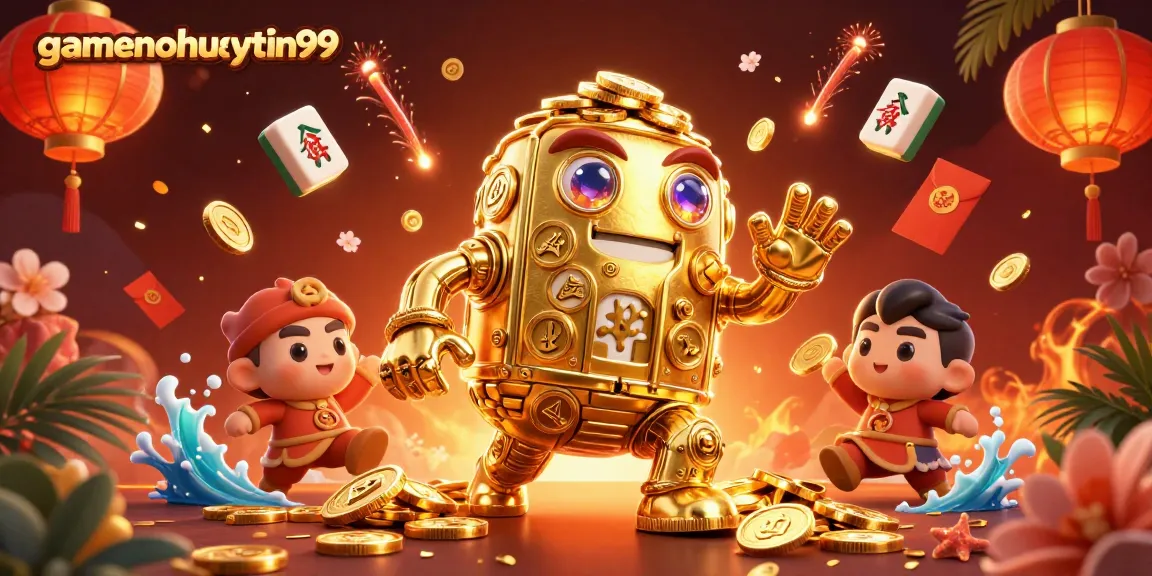 Experience exhilarating gameplay with gamenohuuytin99’s vibrant casino scene filled with golden golem and dynamic elements.