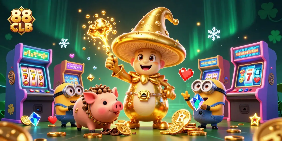 Experience the excitement at 88 CLB with magical treasures and vibrant game elements.