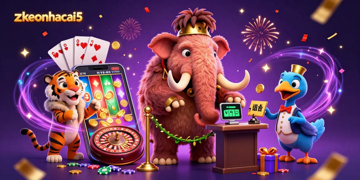 Experience zkeonhacai5 casino thrills with vibrant characters and games in a lively atmosphere.