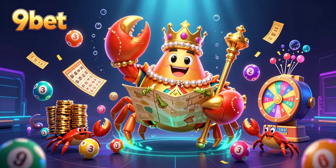 Win exciting prizes with 9bet's colorful lottery and vibrant casino atmosphere.