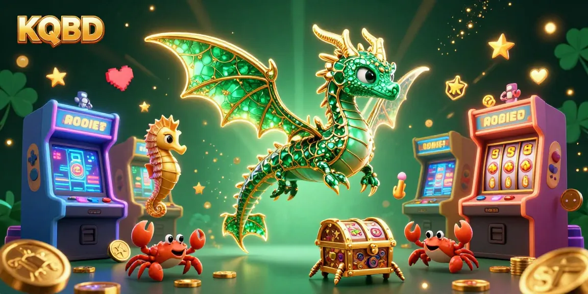 KQBD captures live football betting excitement with vibrant seadragons in a treasure-laden casino.