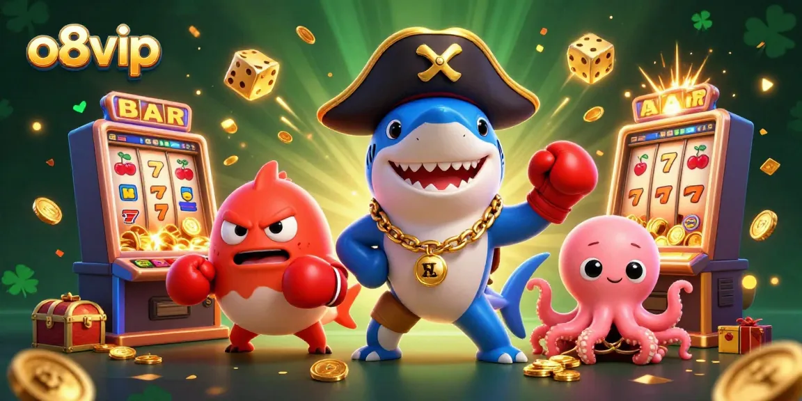 Spin the reels and win at o8vip with engaging characters and vibrant casino elements.