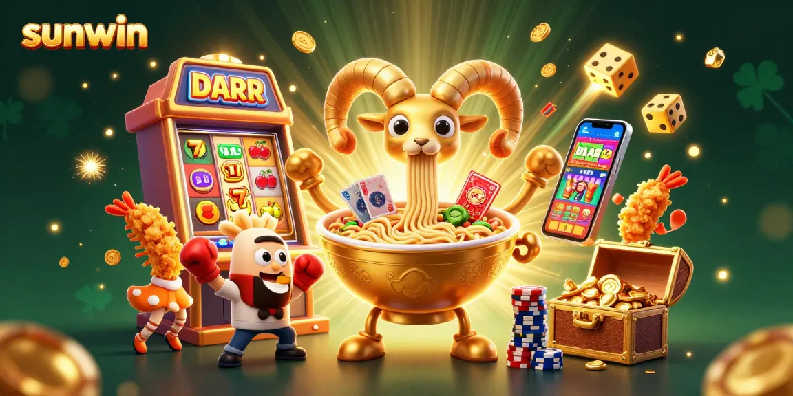 Experience the thrill of sunwin casino with vibrant characters and a jackpot explosion!