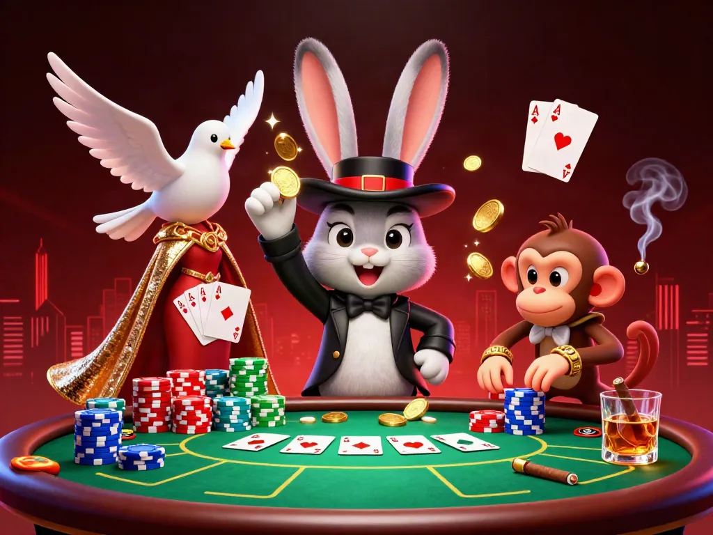 Engage with the magic at May88, showcasing vibrant casino elements and enchanting characters.