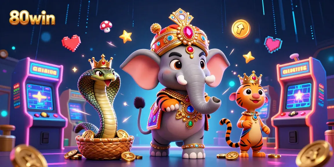 Spin the reels at 80win's vibrant casino with exciting games and unique 3D characters.