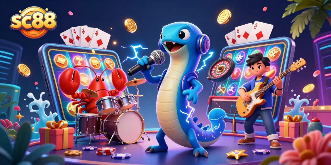 Experience gaming excitement at sc88 with an electrifying underwater DJ performance.