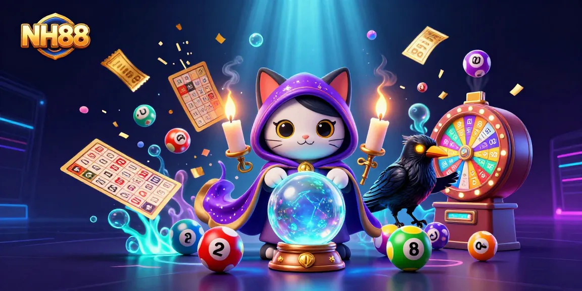 Experience the vibrant world of NH88 with a dynamic casino adventure filled with colorful lottery elements.