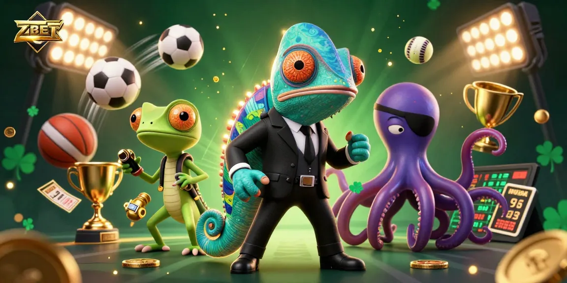 ZBET captures the thrill of sports betting with vibrant 3D characters and dynamic game elements