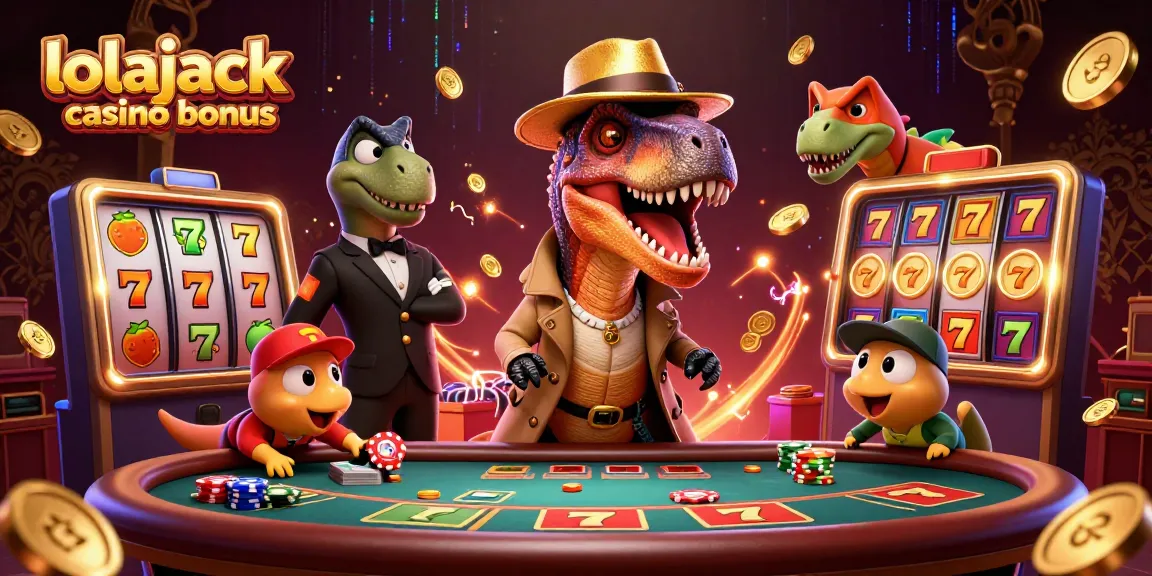 Experience thrilling action at Lolajack Casino with the exciting casino bonus and vibrant gameplay.