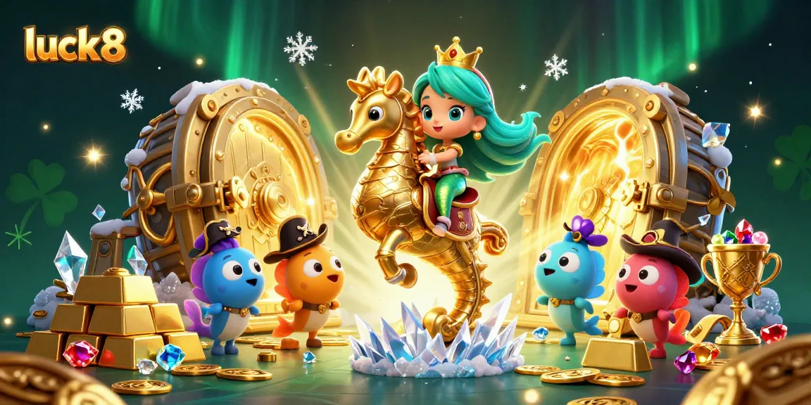 Experience luck8 with thrilling gameplay, vibrant visuals, and dynamic casino elements in a colorful 3D scene.