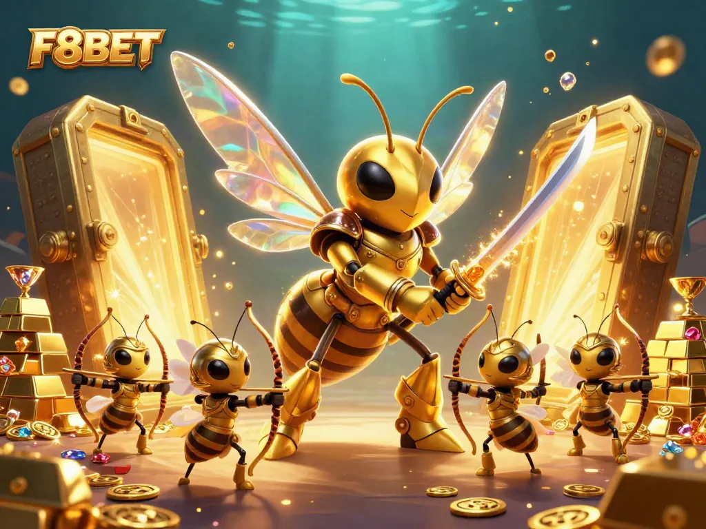 Experience thrilling gameplay with F8BET's exciting casino elements and vibrant characters.