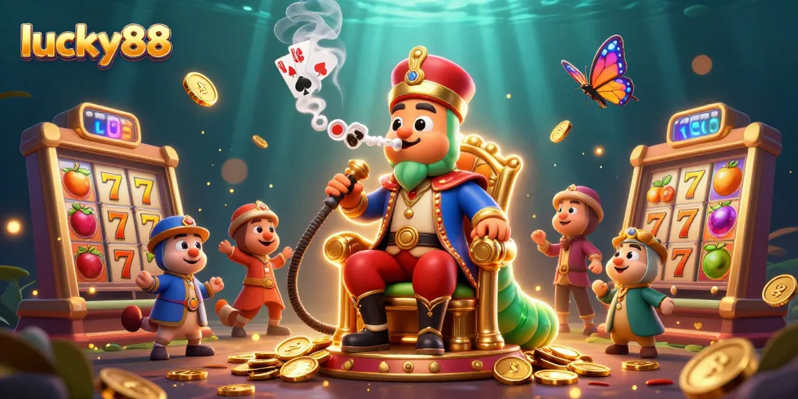 Experience thrilling gameplay with lucky88's 3D casino adventure featuring vibrant slot reels and dynamic characters.