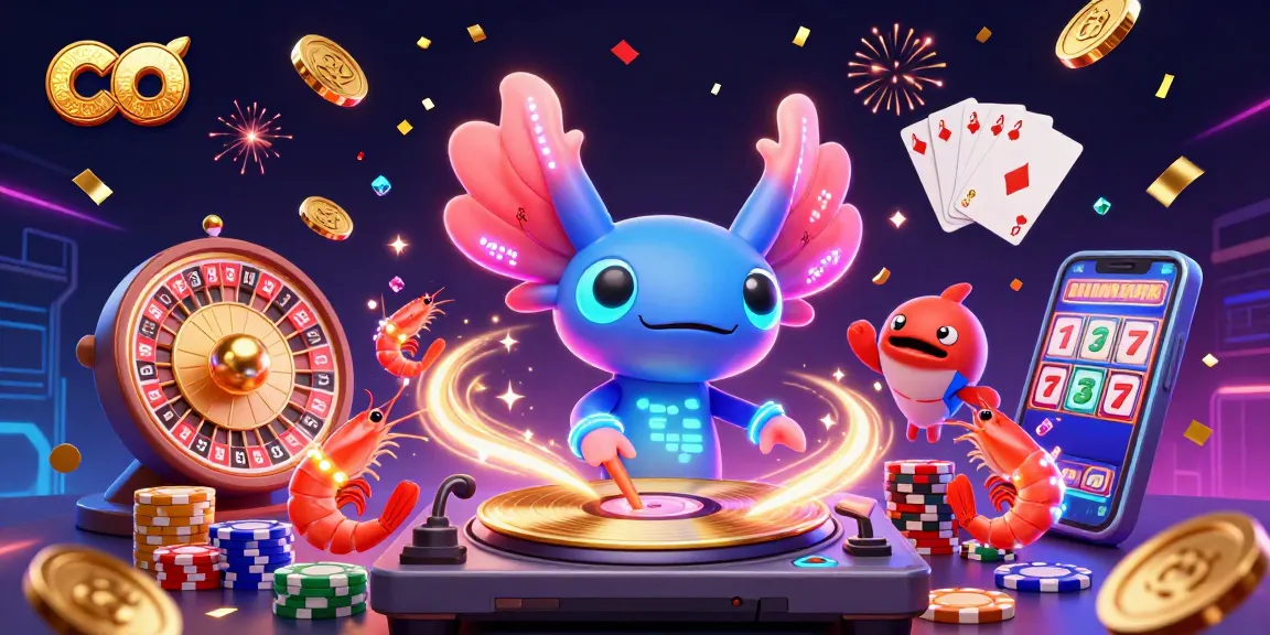 Experience thrilling gameplay with co during vibrant casino celebrations featuring neon characters.