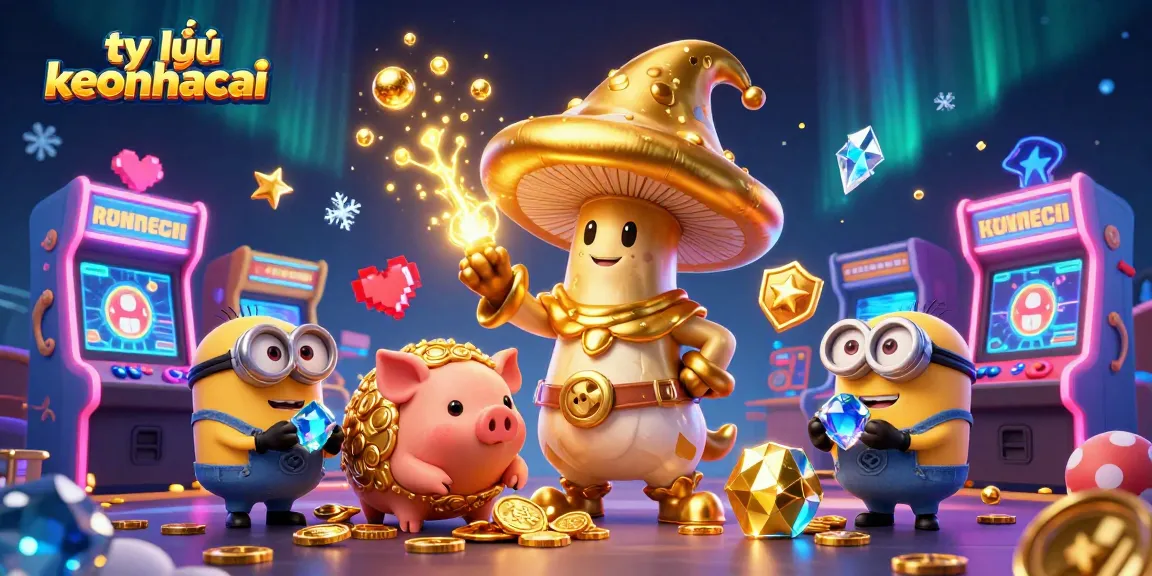 Engage with the excitement of tỷ lệ keonhacai as the wizard transforms treasures in a vibrant casino scene.