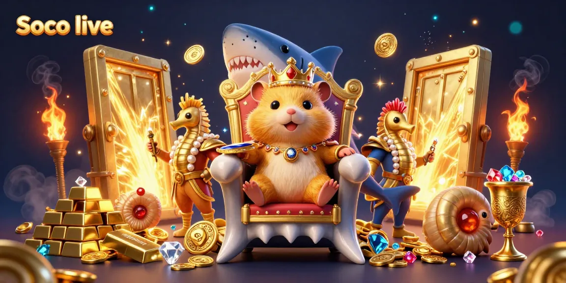 Soco live delivers an engaging online gambling experience with visually rich, dynamic scenes featuring cartoon characters and treasure elements.