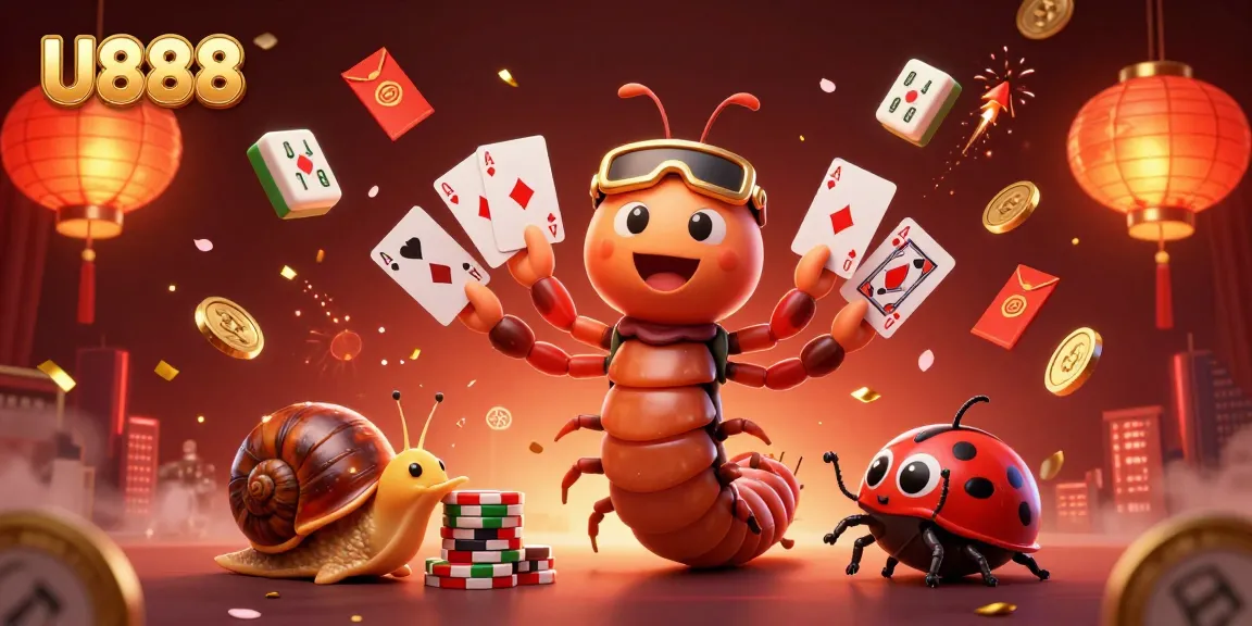 Experience thrilling gameplay at U888 with a lively dealer and vibrant casino atmosphere.